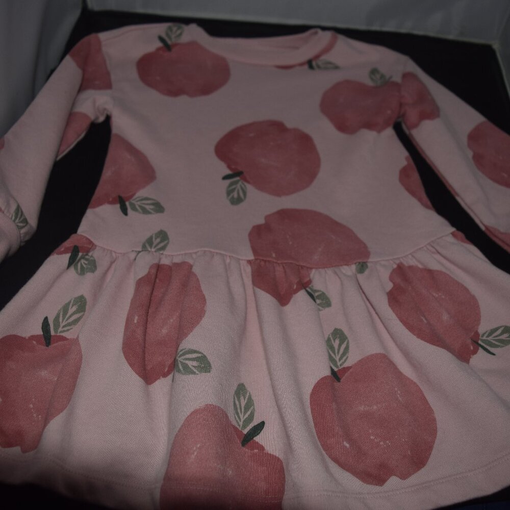 Apple pattern 2T dress Carters